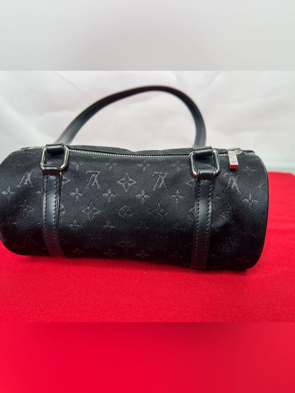 Louis Vuitton Little Papillon Black Monogram Barrel Duffel Bag Bag Mini Bag